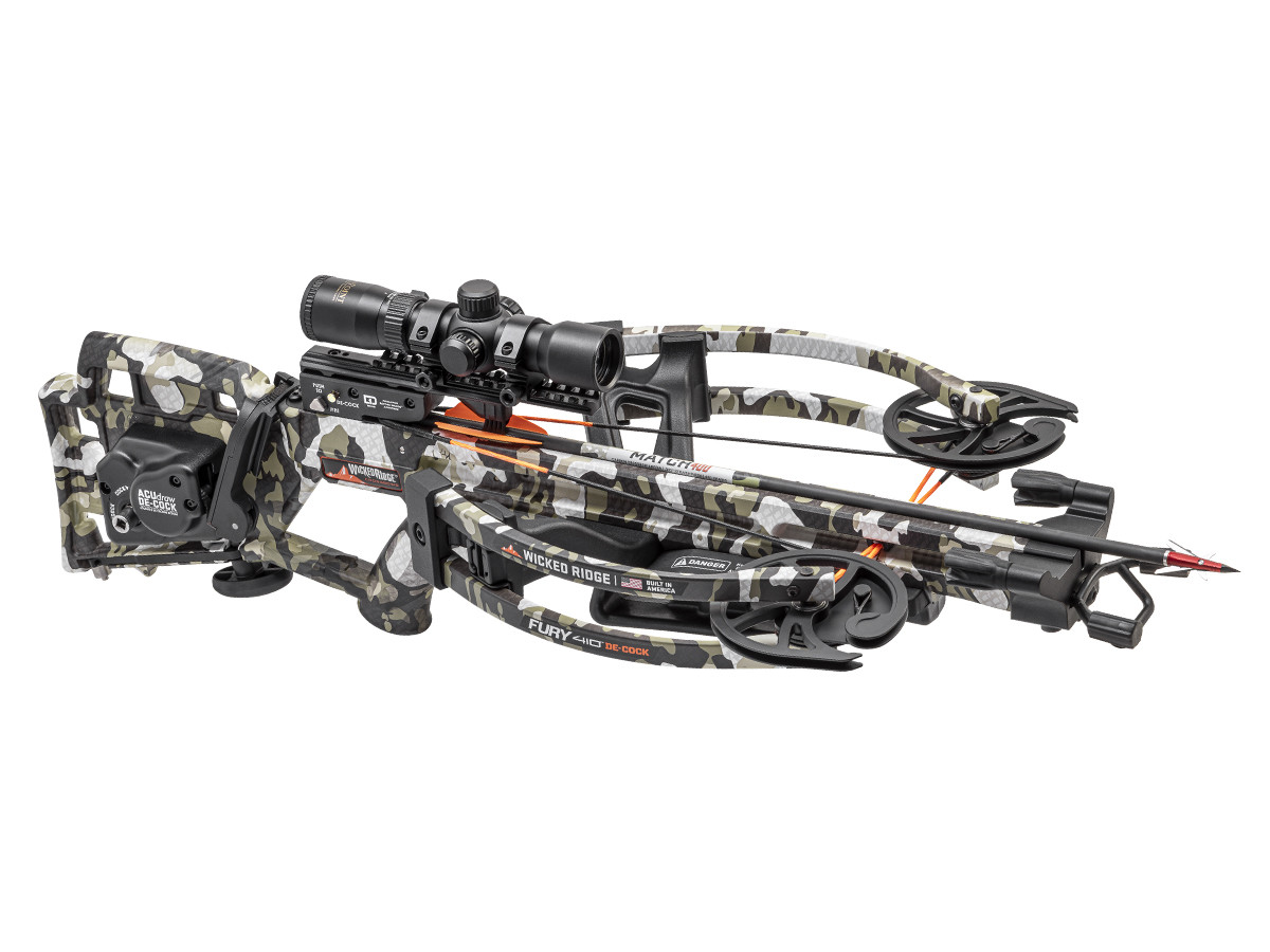 Wicked Ridge Fury 410 De-Cock RangeMaster Crossbow Package