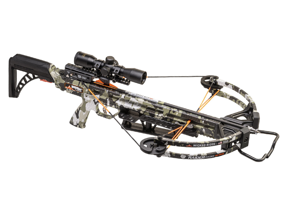 Wicked Ridge Raider 400 De-Cock Crossbow Package