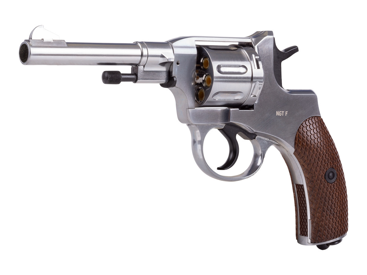 Gletcher NGT F CO2 BB Revolver, Silver 0.177