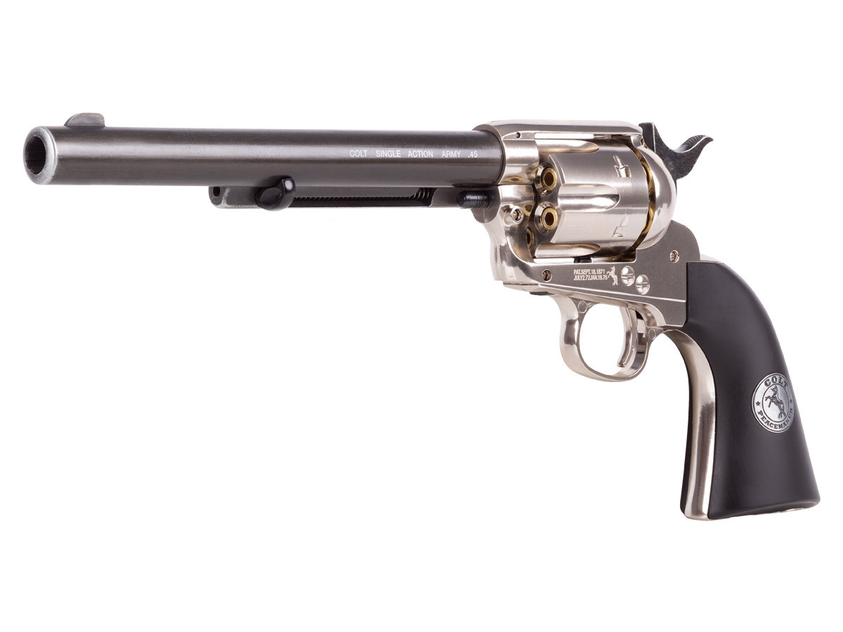 Buy Umarex Colt Single Action Army Nickel BB Revolver - Genuine