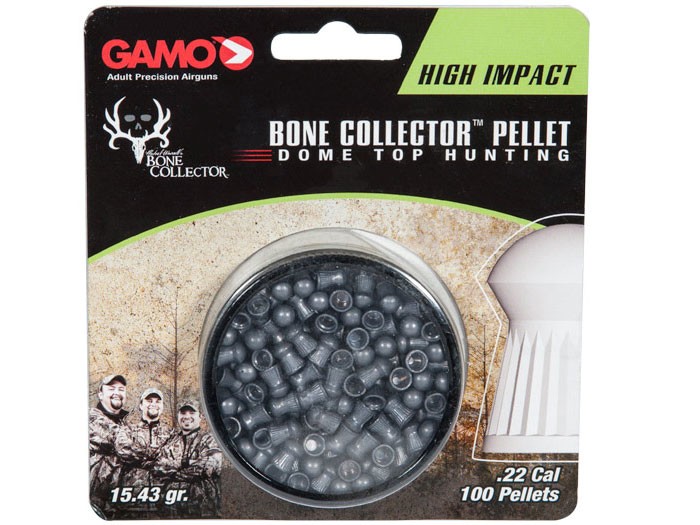 Gamo Bone Collector Hunting .22 Cal, 15.43 Grains, Domed, 100ct