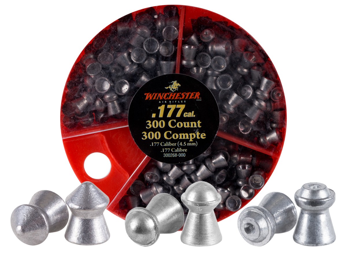 Winchester .177 Cal Dial-a-Pellet, 3 Shapes, 300ct