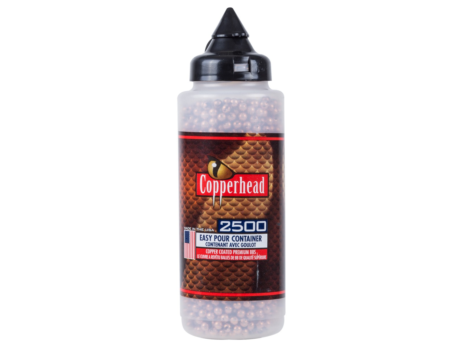 Copperhead .177 Cal, 5.1 Grains, BBs, 2500ct 0.177