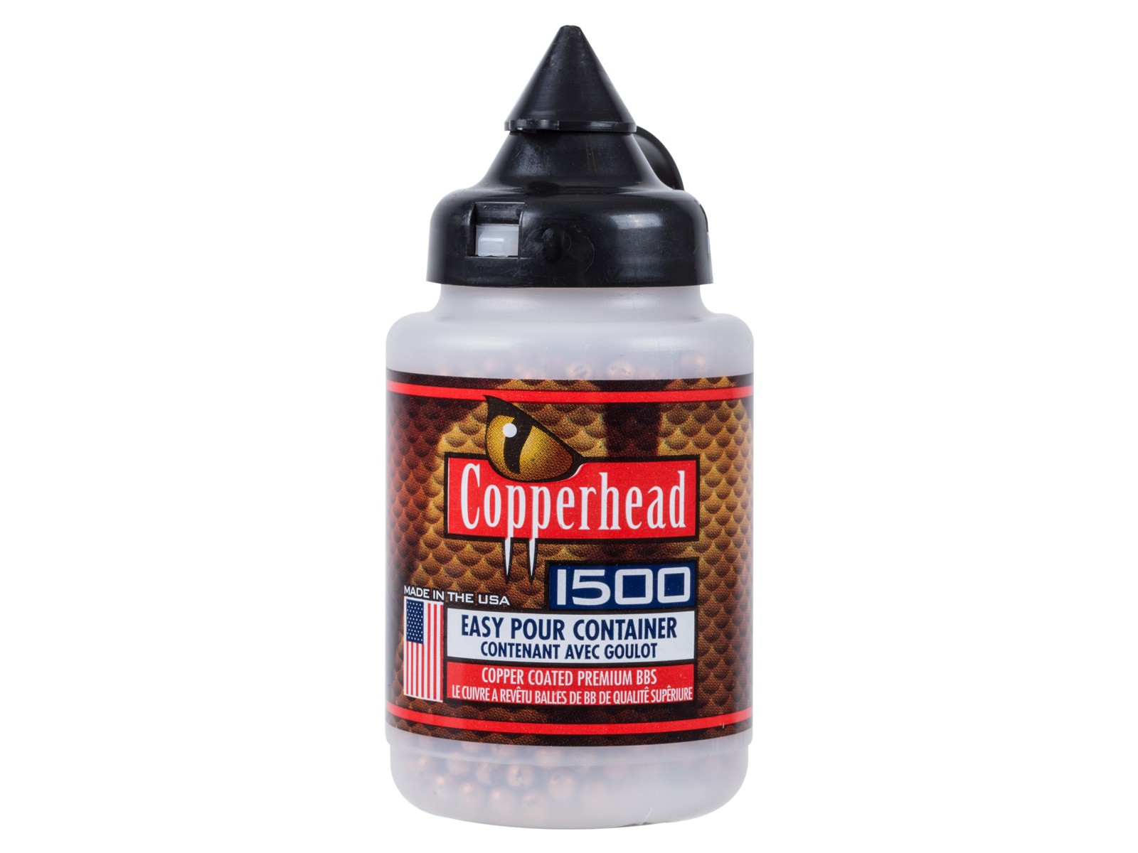 Copperhead .177 Cal, 5.1 Grains, BBs, 1500ct 0.177