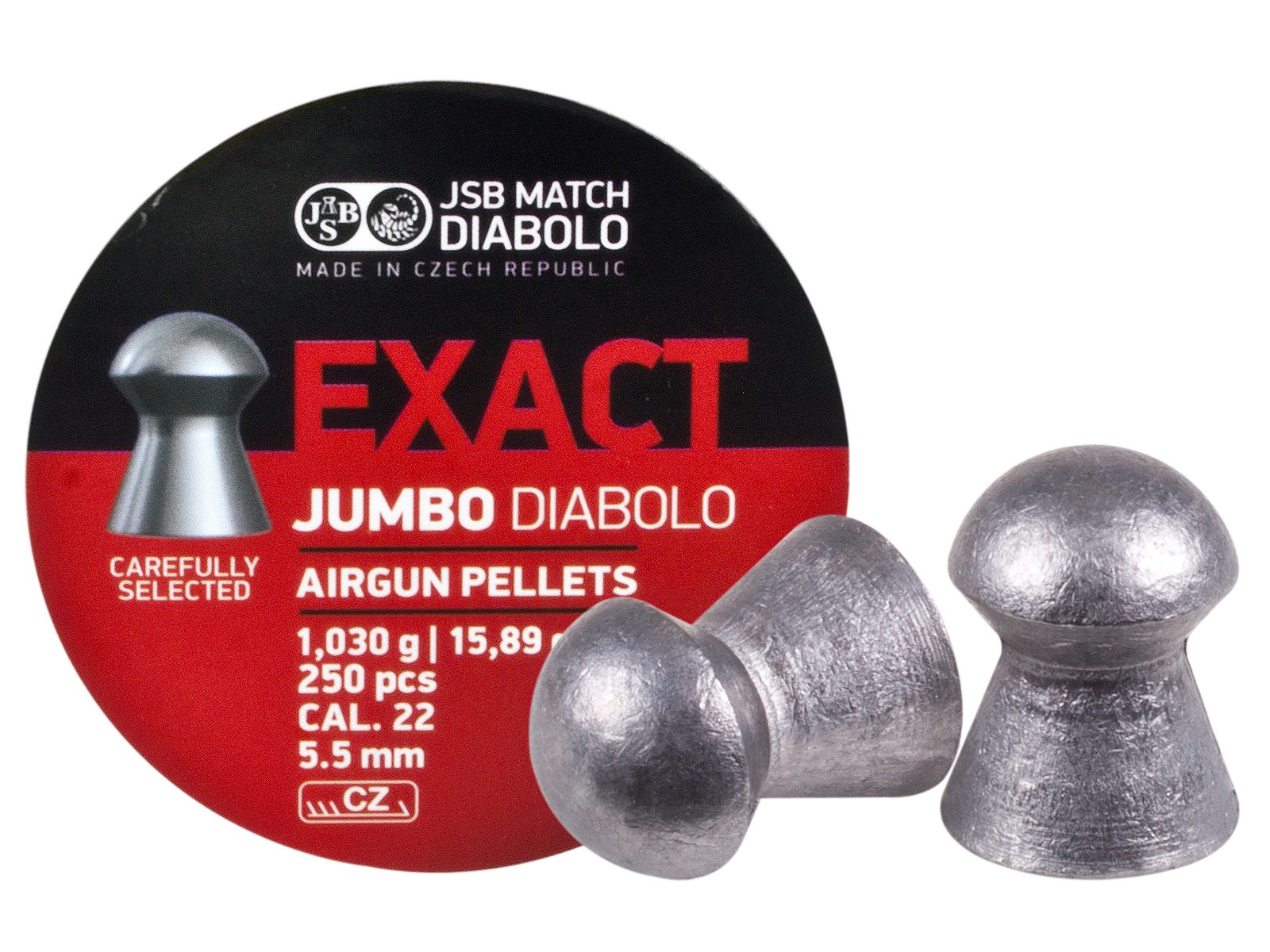 Airgun Pellets JSB Match Diabolo Exact Jumbo Diabolo .22-5.50,5.51,5.52 