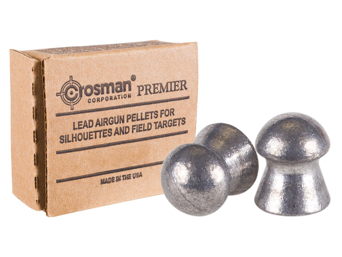 Crosman Premier Light .177 Cal, 7.9 Grains, Domed, 1250ct