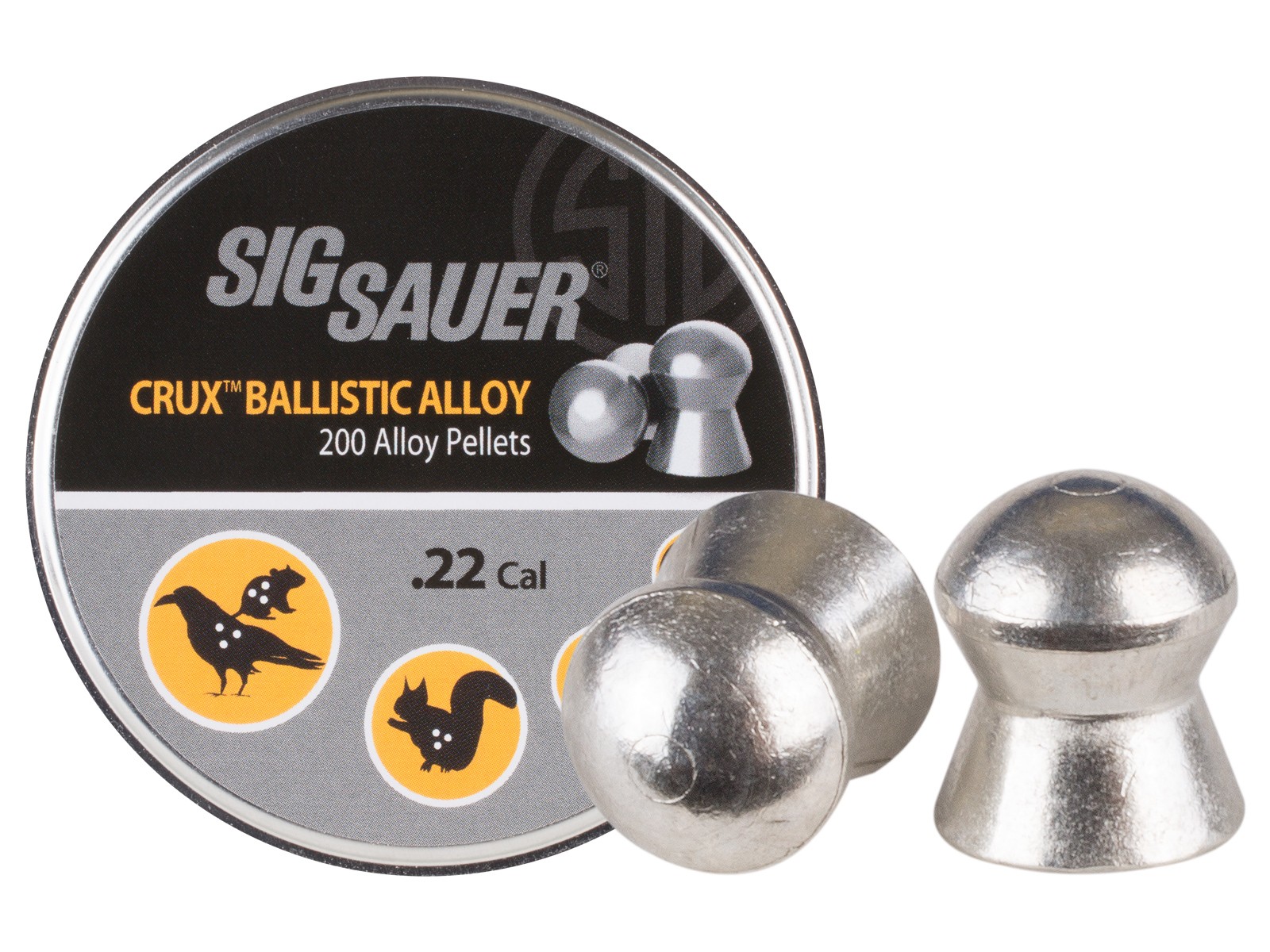 Sig Sauer Crux Ballistic Alloy Pellets, .22 Cal, 10.03 Grains, Domed, 200ct