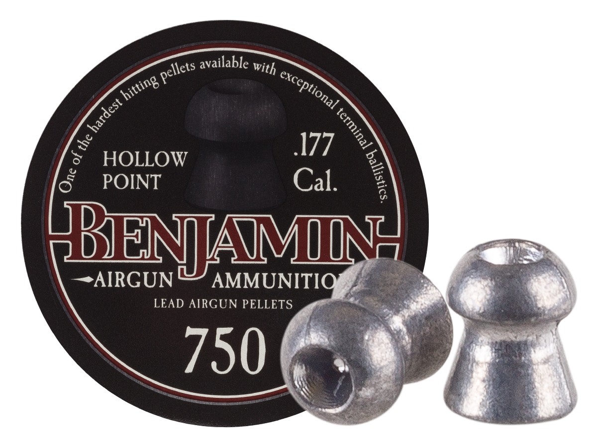 Benjamin .177 Cal, 7.9 Grains, Hollowpoint, 750ct