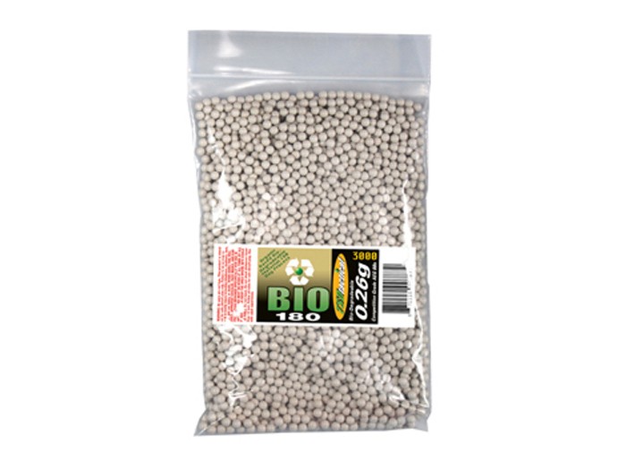 TSD Tactical Precision 180-BIO 6mm Airsoft BBs, 0.26g, 3000 rds, White