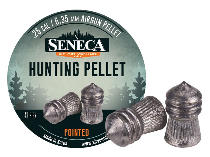 Seneca .25 Cal, 43.2 Grains, Pointed, 83ct 0.25