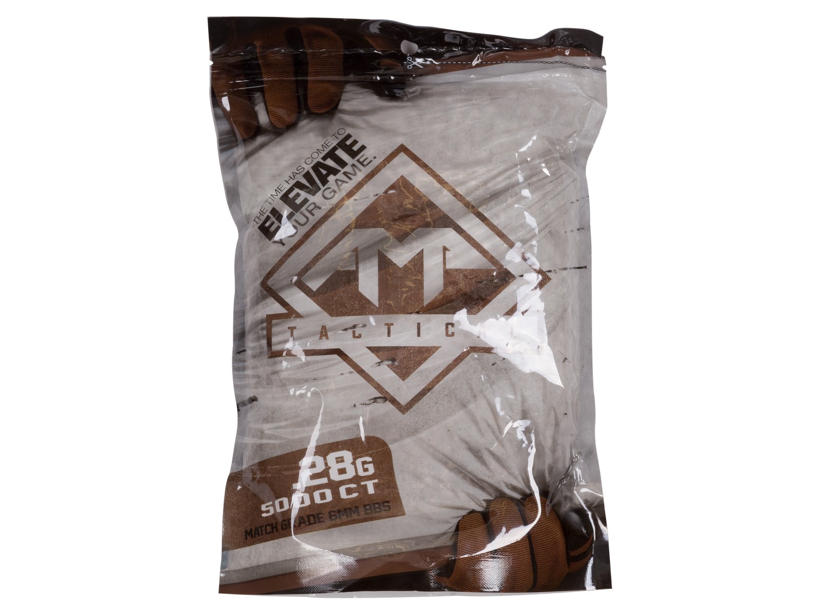 AMP Tactical Airsoft .28g White BBs, 5000ct Bag