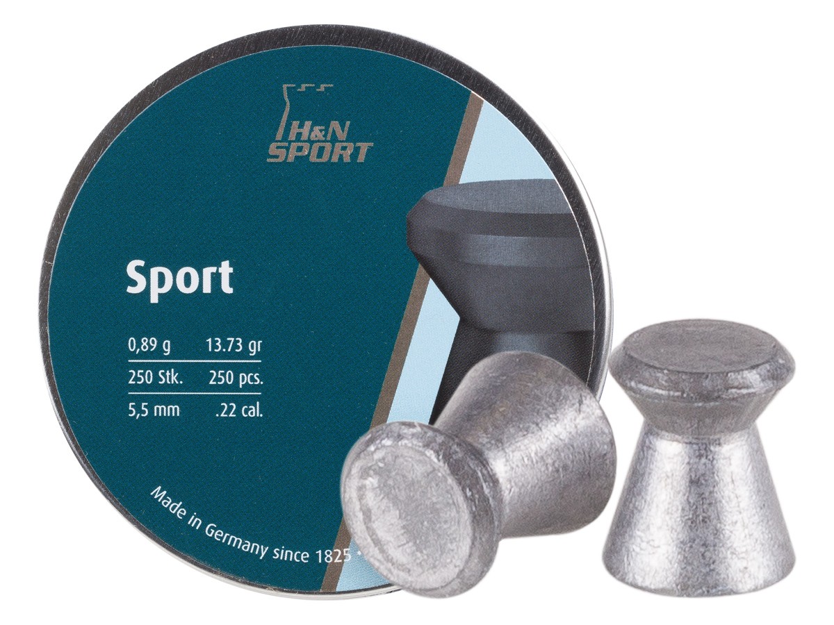 H&N Sport .22 Cal, 13.73 Grains, Wadcutter, 250ct