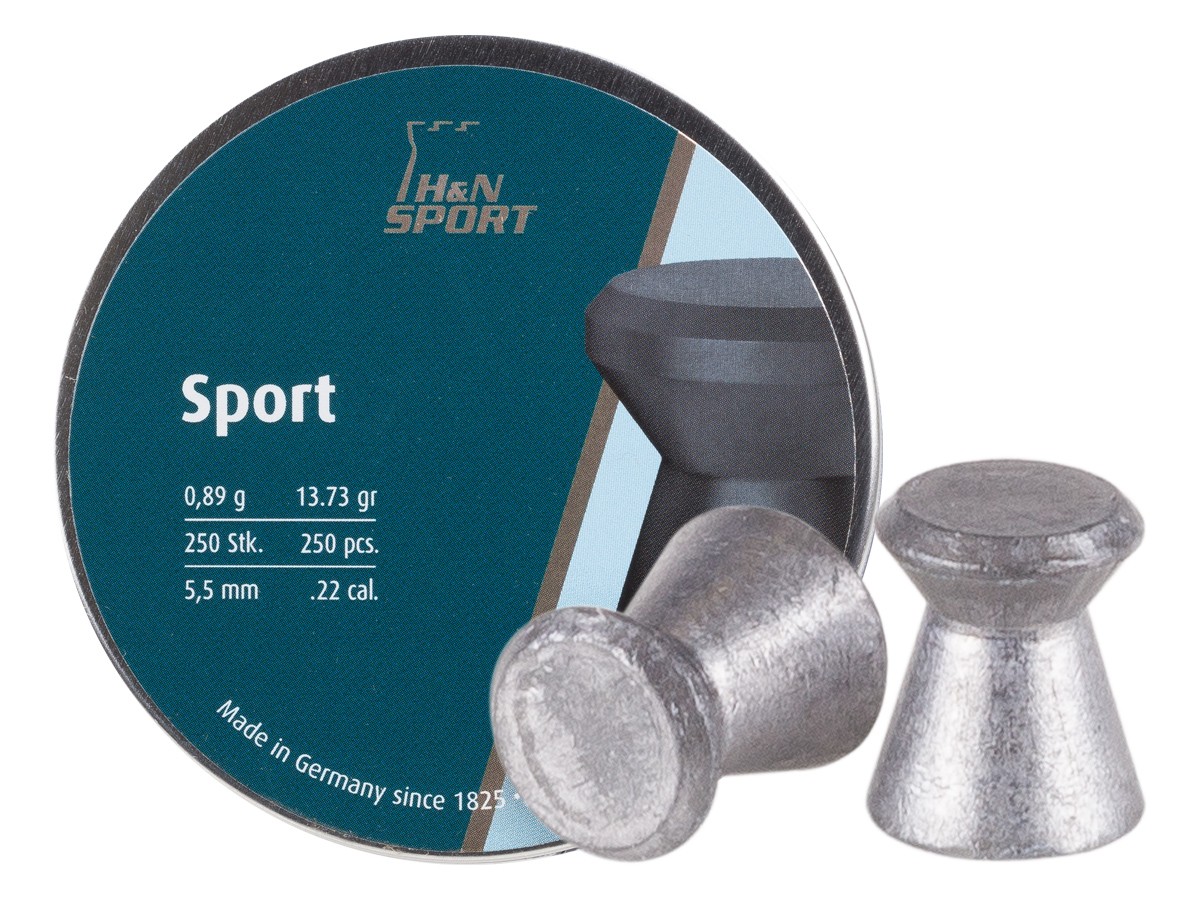 H&N Sport .22 Cal, 13.73 Grains, Wadcutter, 250ct 0.22