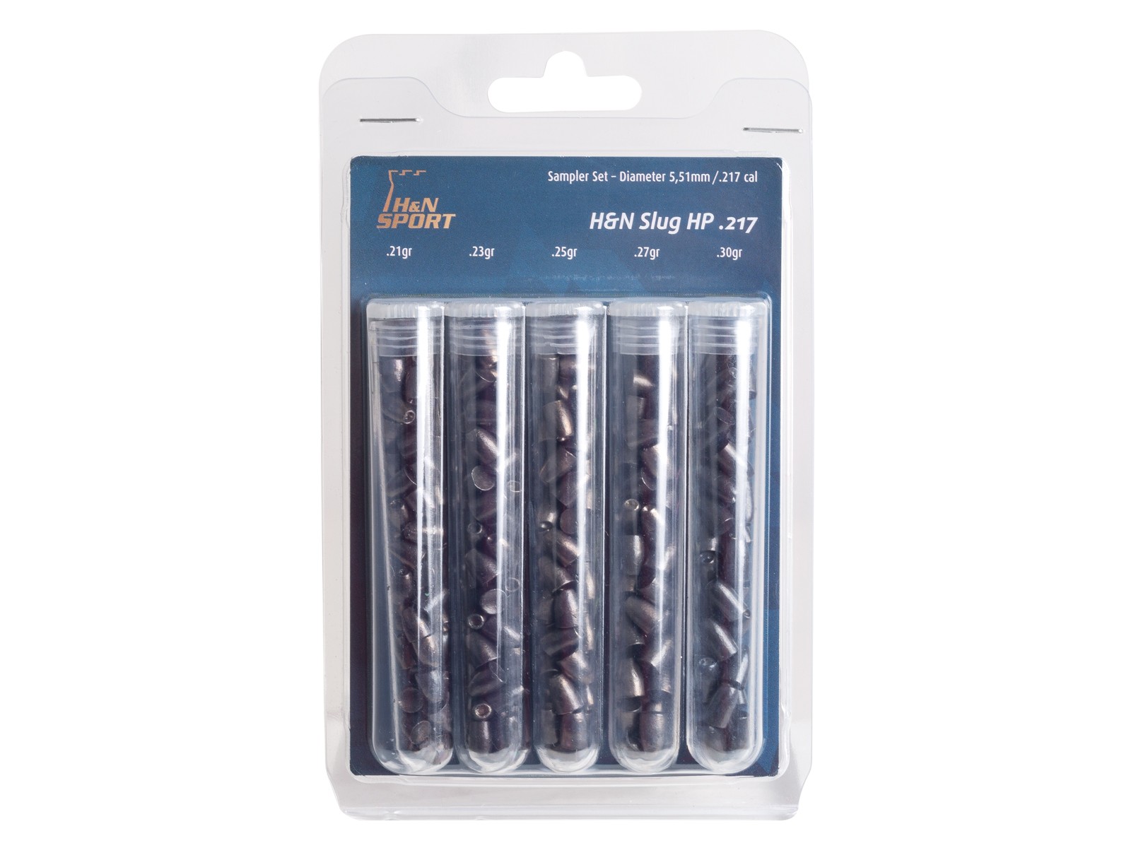 H&N Slug HP Sampler, .217 Cal., 5 Types 0.22