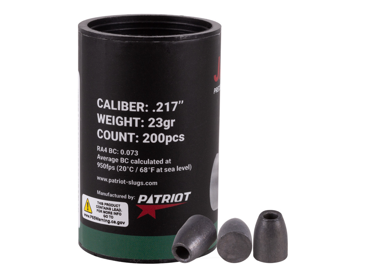 Patriot Javelin Slug, .217 Cal., 23 Grains, Hollowpoint, 200ct 0.22