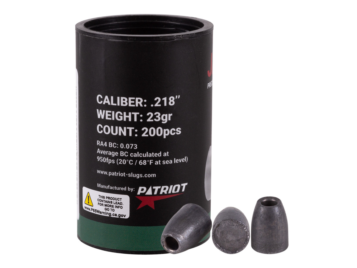 Patriot Javelin Slug Gen 2, .218 Cal., 23 Grains, Hollowpoint, 200ct