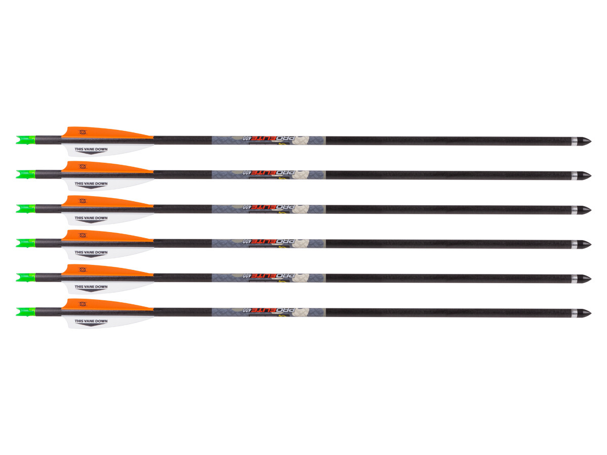TenPoint Lighted Pro Elite 400 Arrows, 6 Pack