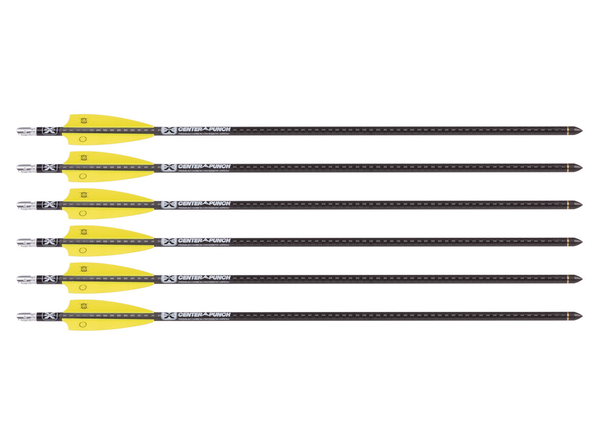 TenPoint EVO-X CenterPunch Arrows, Aluminum Nocks, 6 Pack