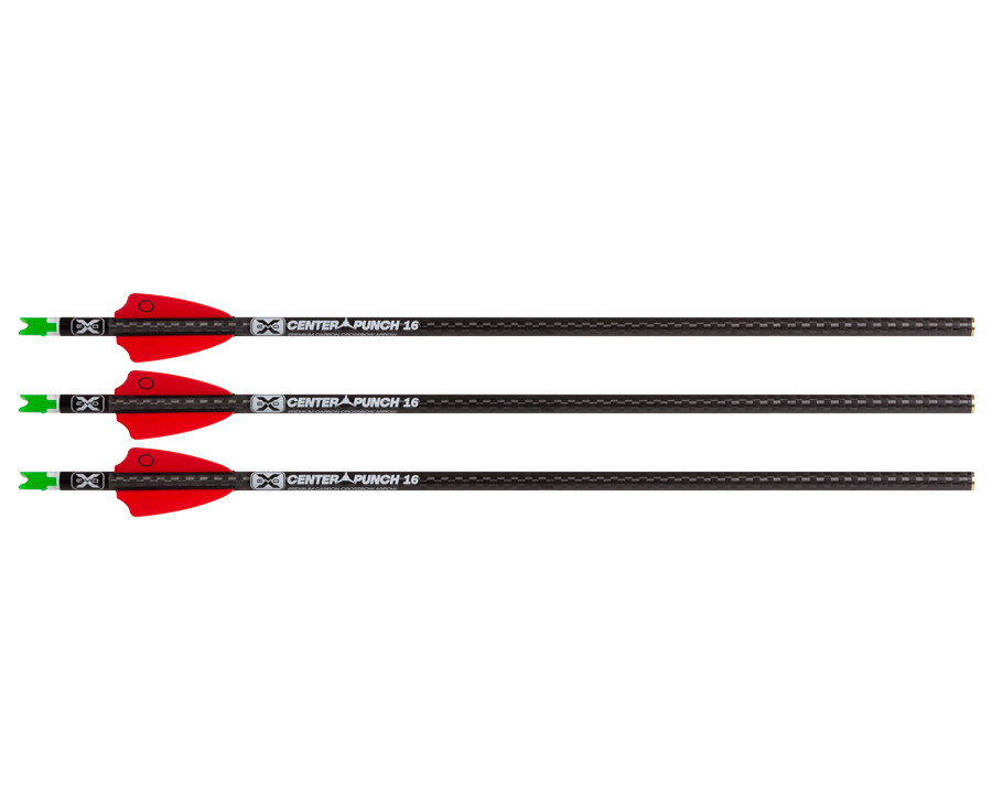 TenPoint Lighted EVO-X CenterPunch16 Premium Arrows, 3 Pack
