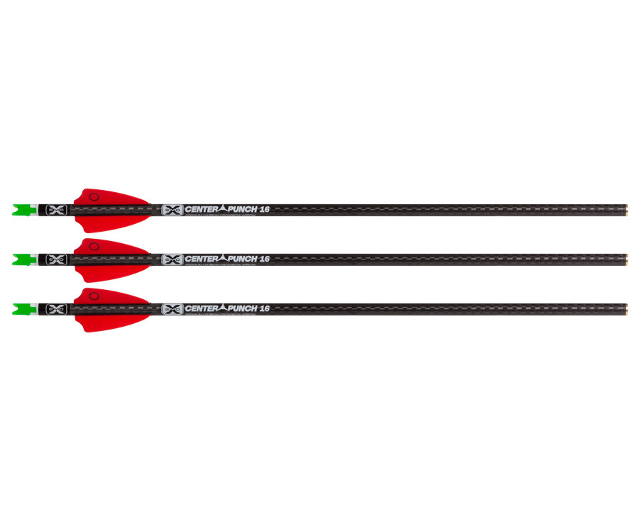 TenPoint Lighted EVO-X CenterPunch16 Premium Arrows, 3 Pack