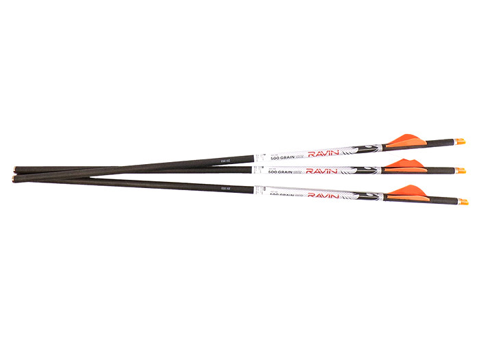 Ravin .001 HD Match-Weight Lighted Arrows, 500 Grains, 3 Pack