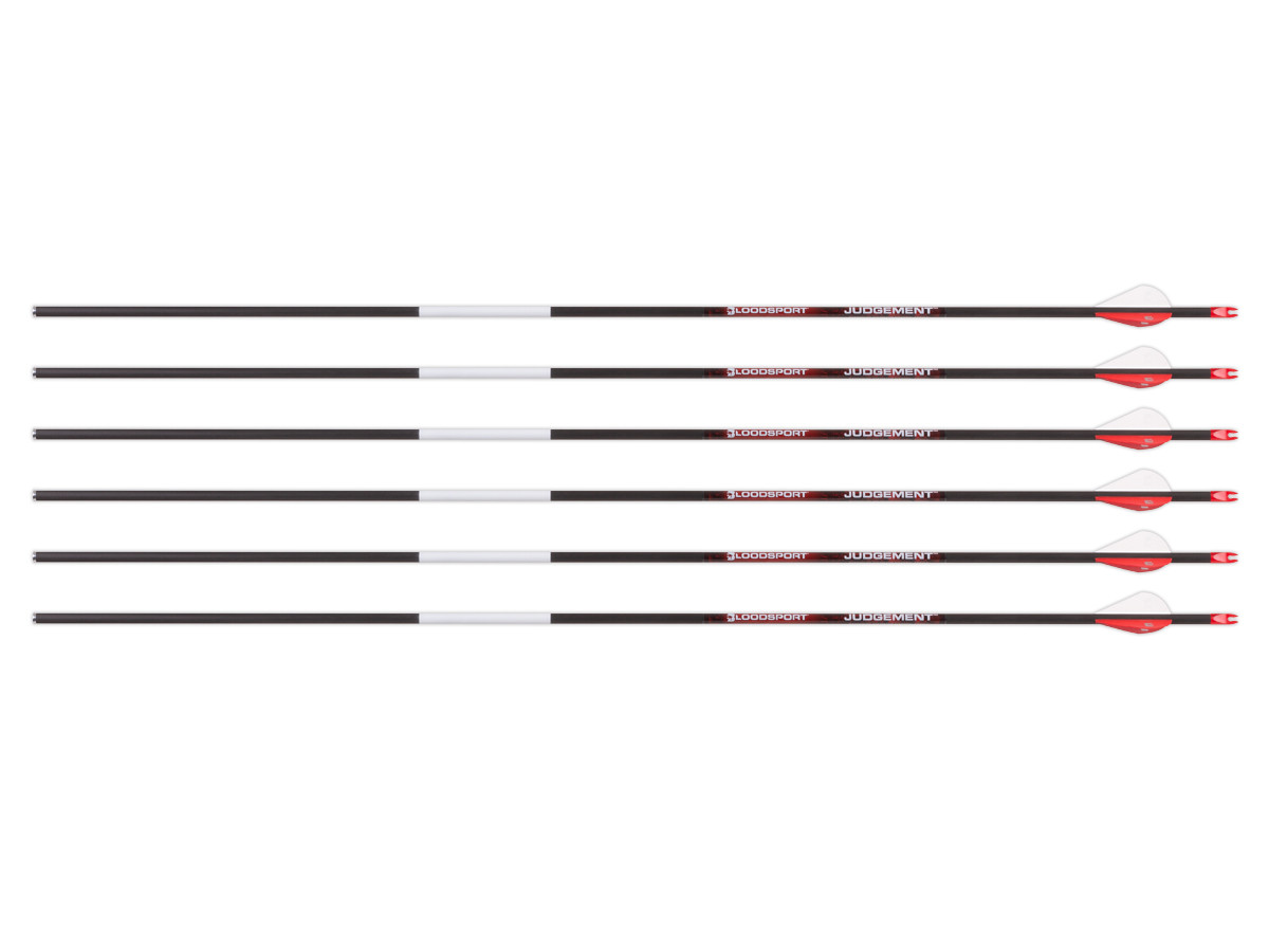 Bloodsport Judgement Arrow, 400 Spine, 6 Pack