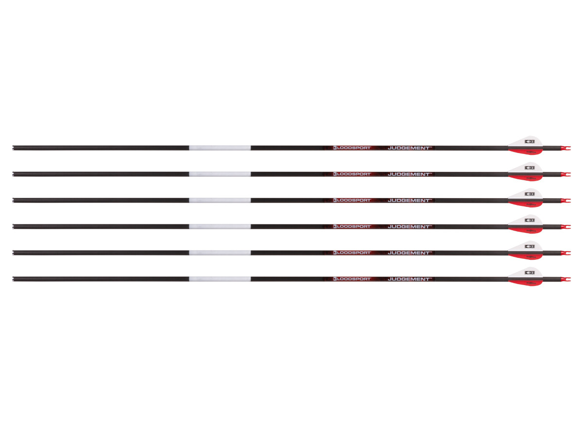 Bloodsport Judgement Arrow, 350 Spine, 6 Pack