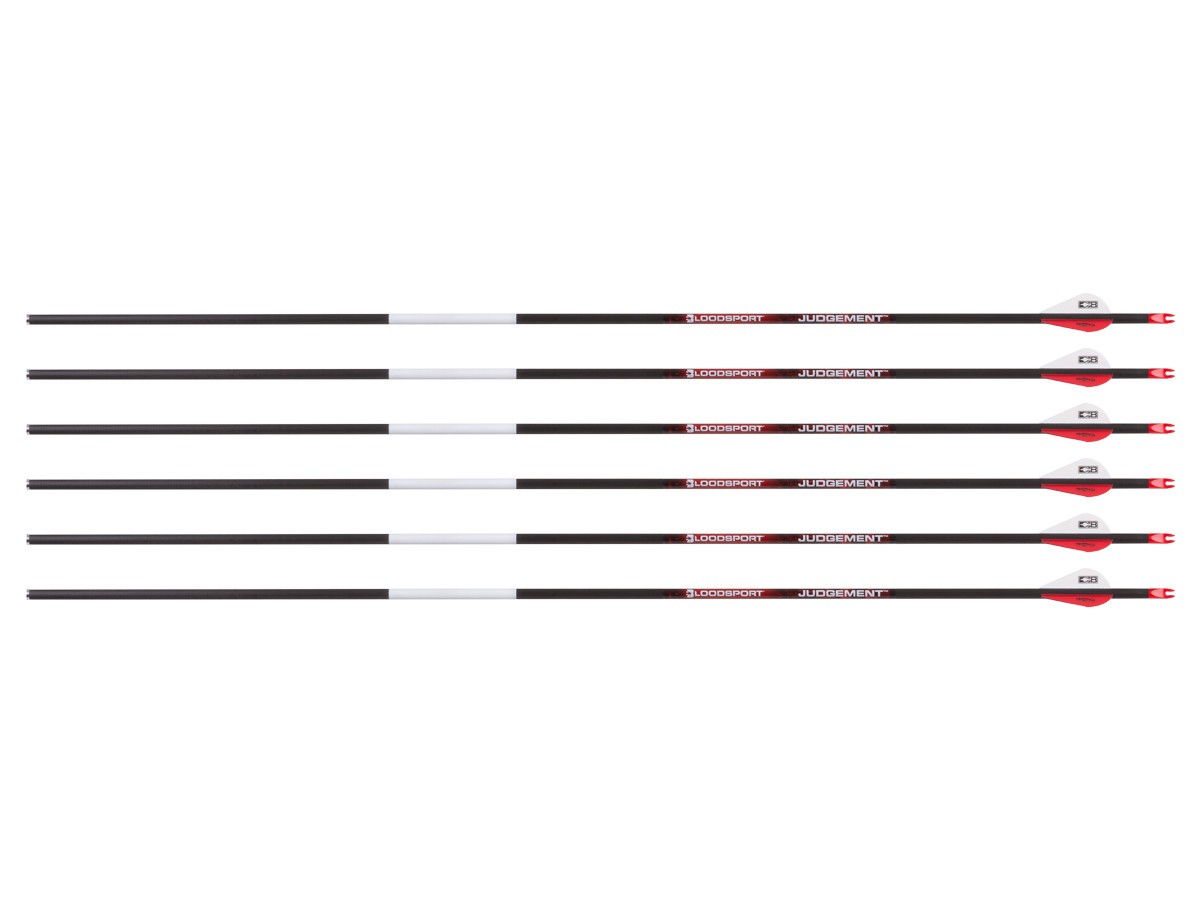 Bloodsport Judgement Arrow, 300 Spine, 6 Pack