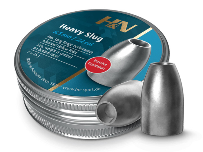 H&N Slug HP Heavy, .217 Cal., 34 Grains, Hollowpoint, 150ct 0.22