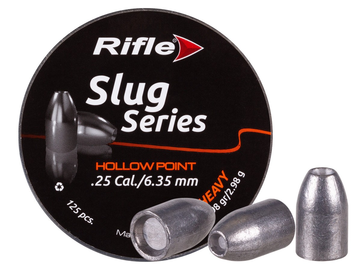 Rifle Slug Series, .25cal, Heavy, 45.98gr, Hollowpoint, 125ct