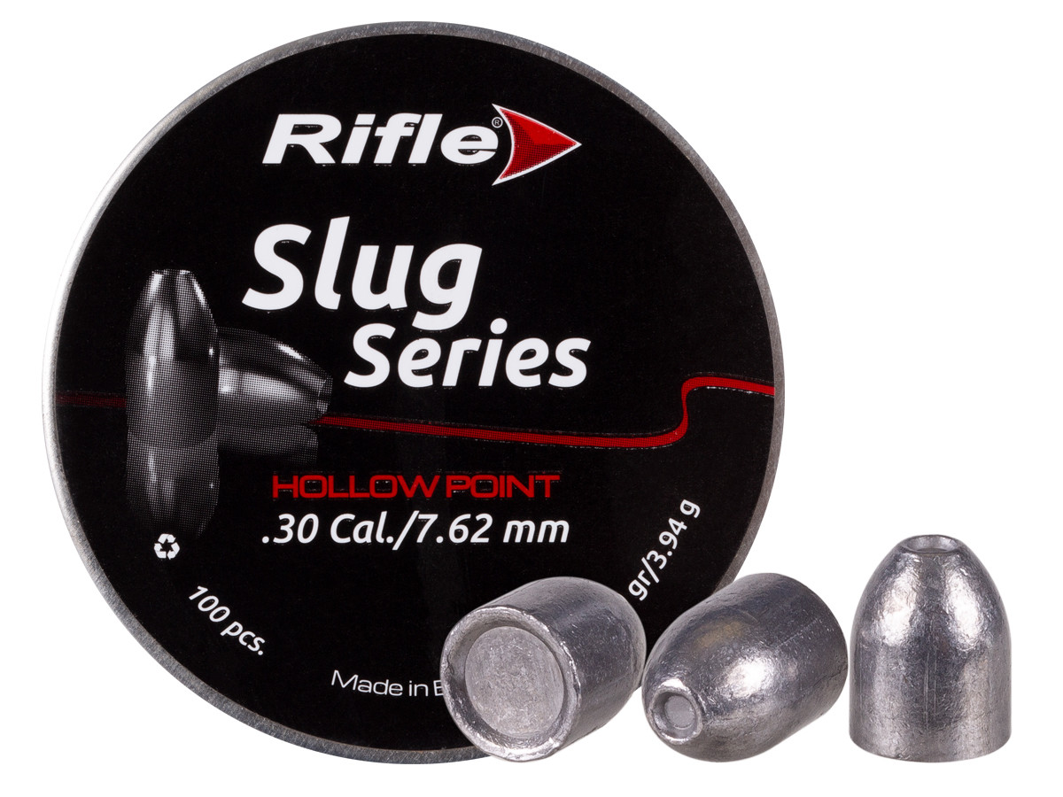 Rifle Slug Series, .30cal, 60.80gr, Hollowpoint, 100ct