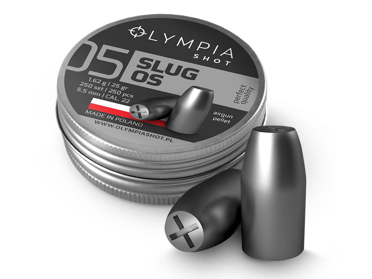 Olympia Shot Slug OS, .22cal, 25gr, Hollowpoint, 250ct 0.22