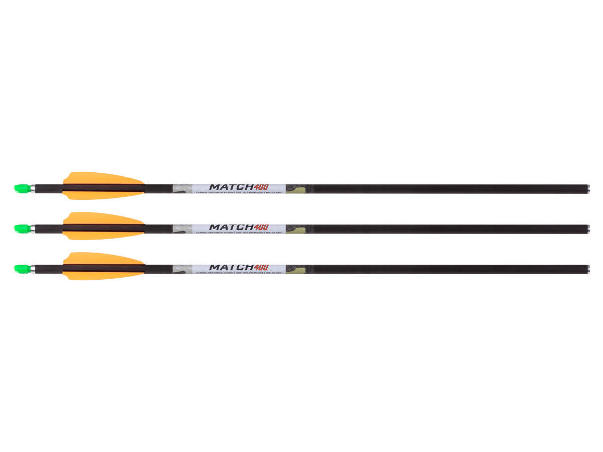 TenPoint Lighted Match 400 Alpha-Blaze Carbon Arrows, 3 Pack