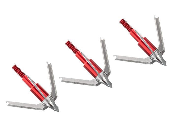 Bear Meat Seeker 100 Grain 2 Mechanical Broadhead, 3 Pack