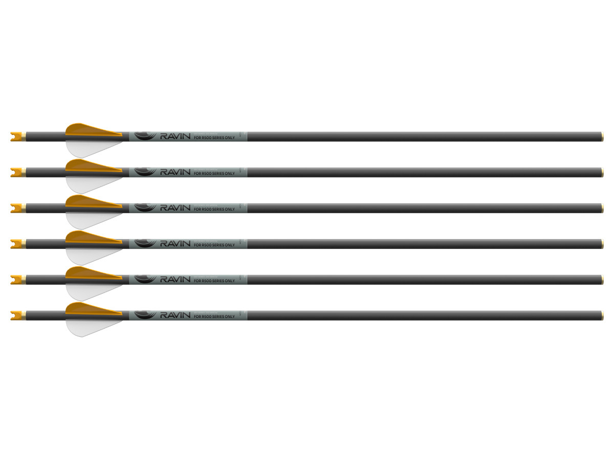 Ravin R500 Series Arrows, .003, 6 Pack