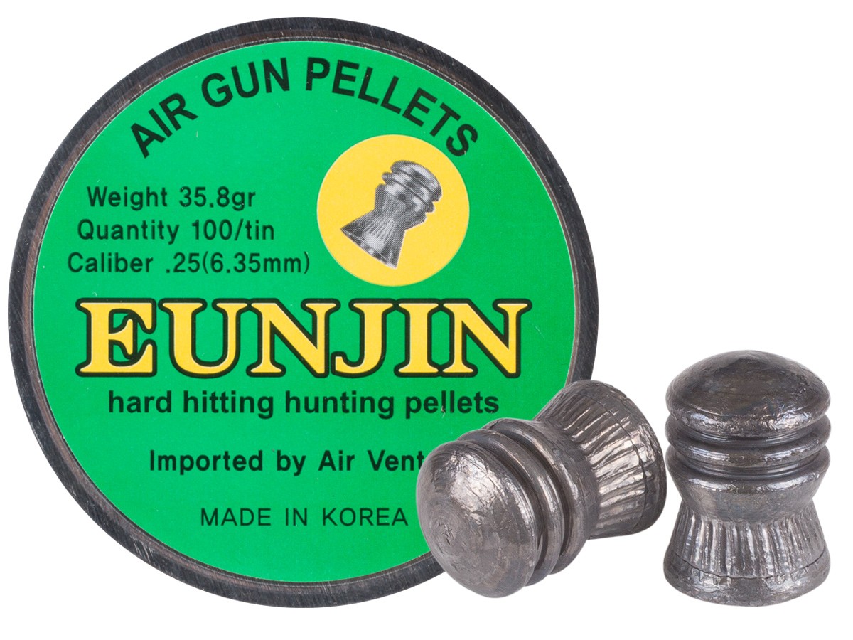 Eun Jin .25 Cal, 35.8 Grains, Domed, 100ct