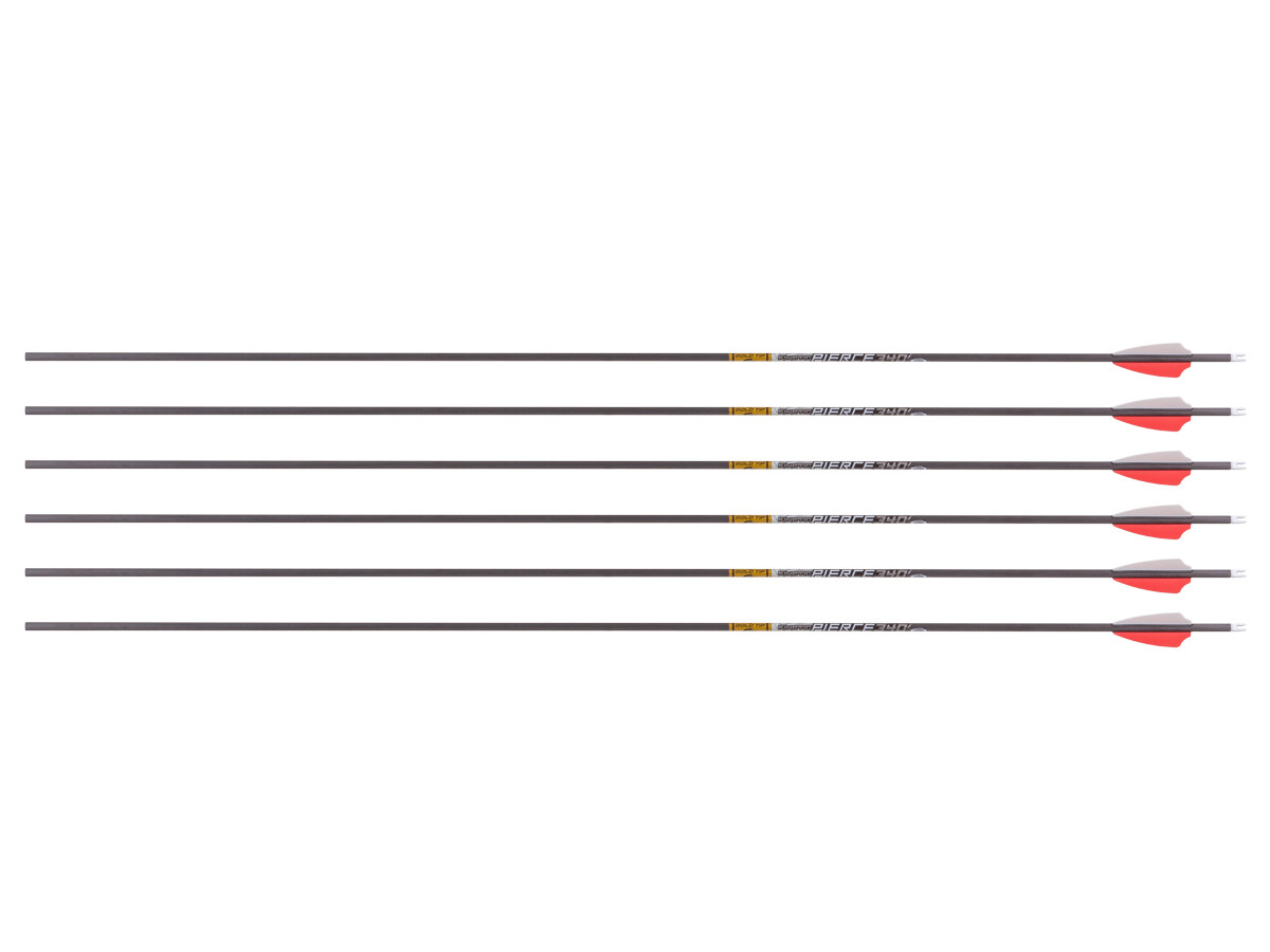 Gold Tip Pierce Platinum 340 Spine Arrows, 6 Pack