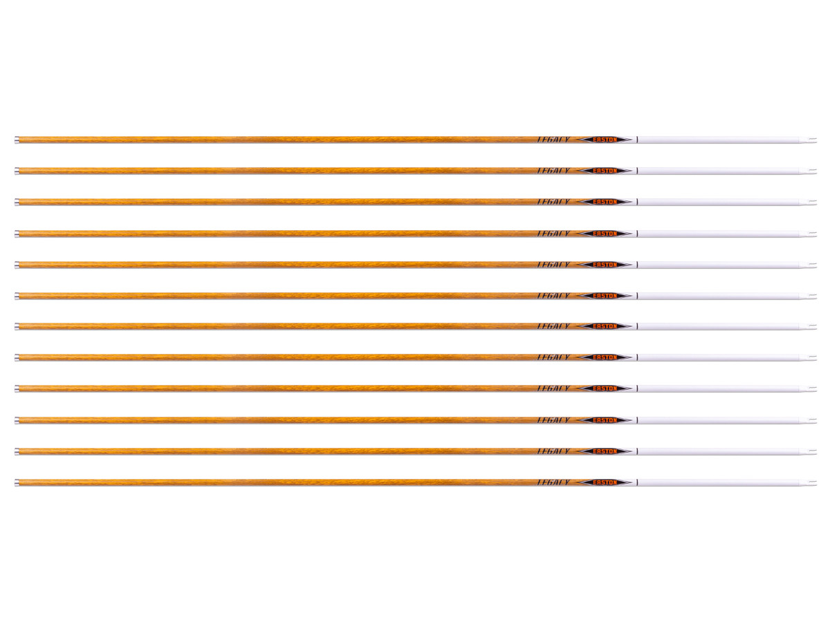Easton Carbon Legacy 500 Spine Arrows, 12 Pack