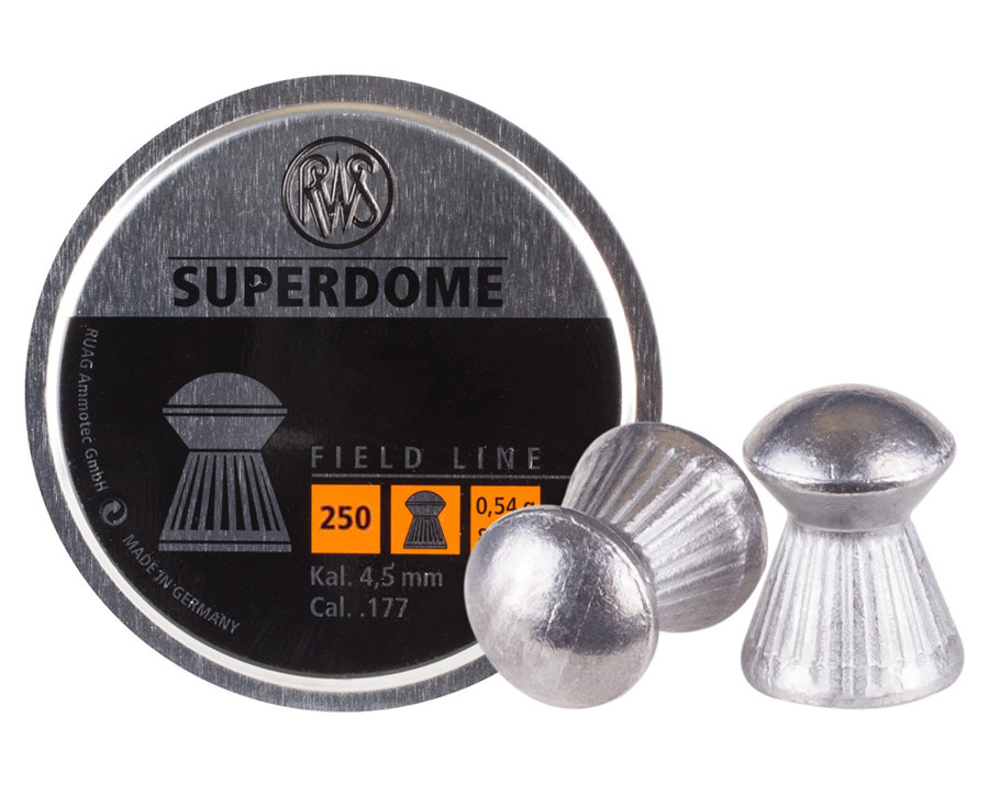 RWS Superdome .177 Cal, 8.3 Grains, Domed, 250ct