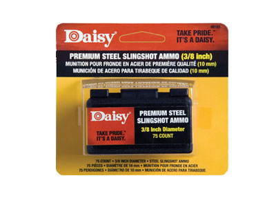 Daisy Powerline Premium Steel 3/8 Slingshot Ammo, 70ct 0.375