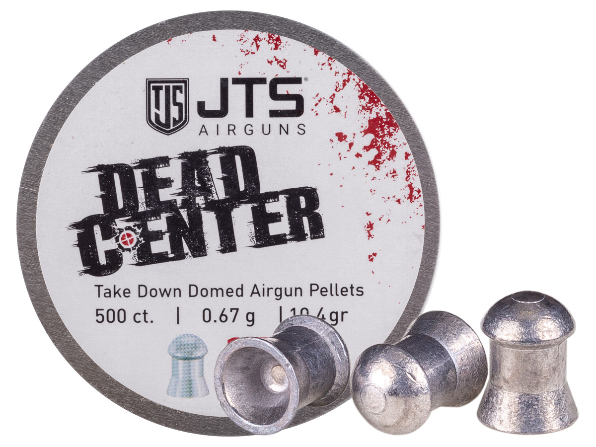 JTS Dead Center Precision .177 cal, 10.4 Grains, Domed, 500ct