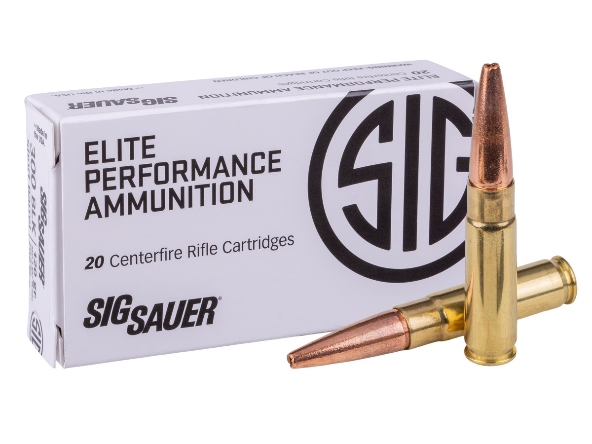 SIG Sauer .300 Blackout SBR Elite Series Copper, 120gr, 20ct