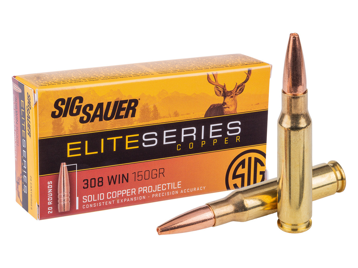 SIG Sauer .308 Winchester Elite Hunting HT, 150gr, 20ct