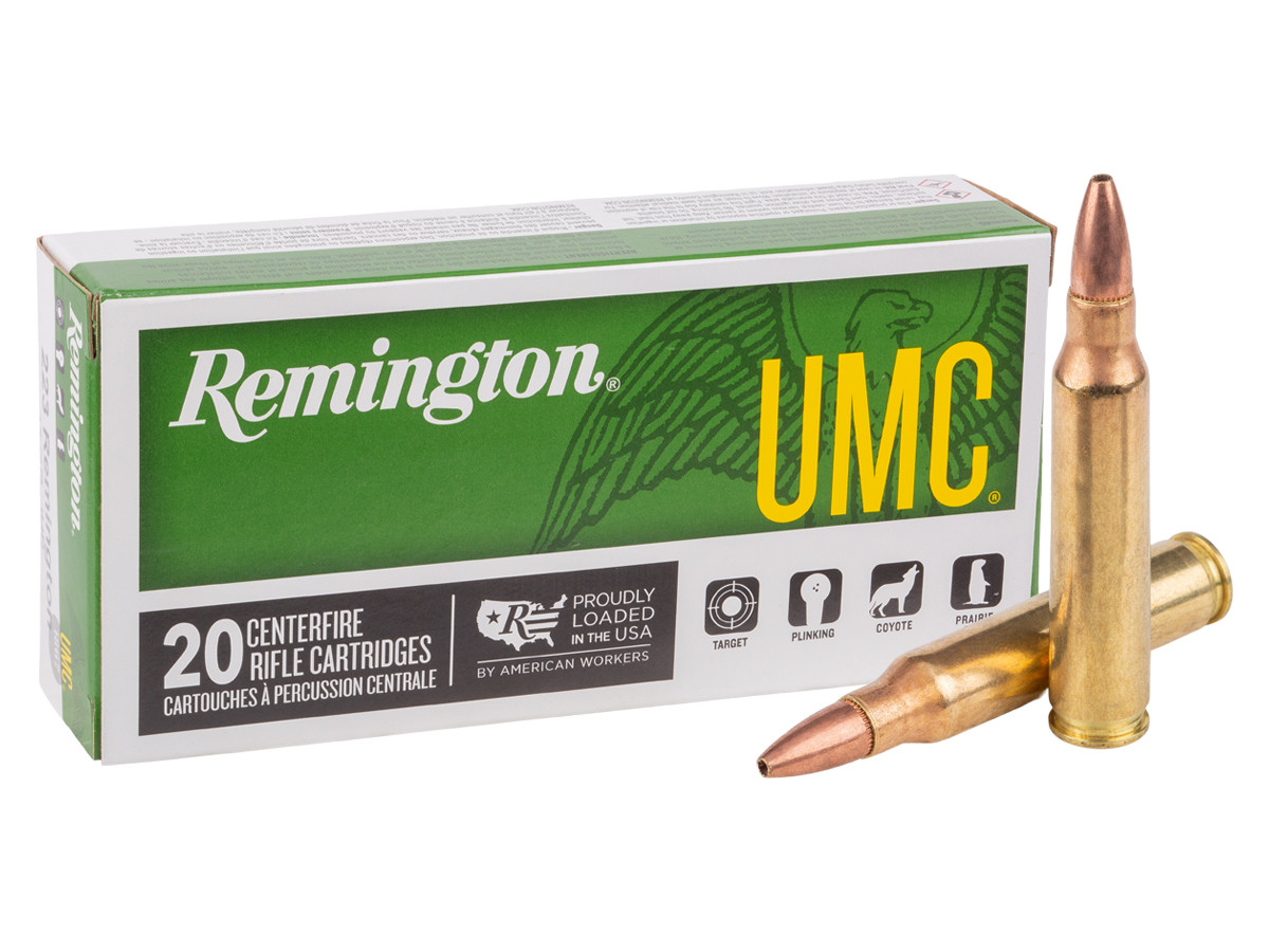 Remington .223 Remington UMC Centerfire JHP, 45gr, 20ct