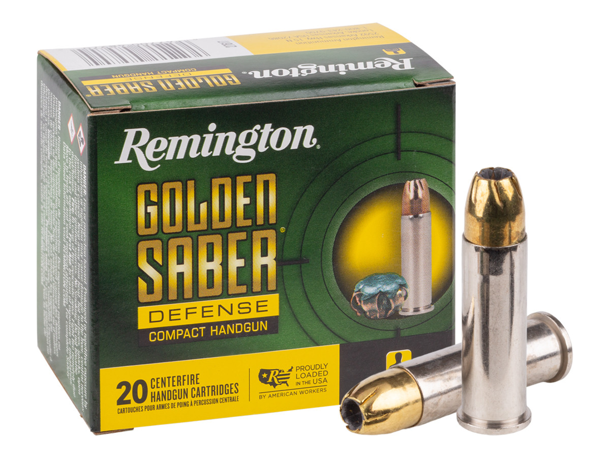 Remington .38 Special +P Golden Saber Defense Compact, 125gr, 20ct