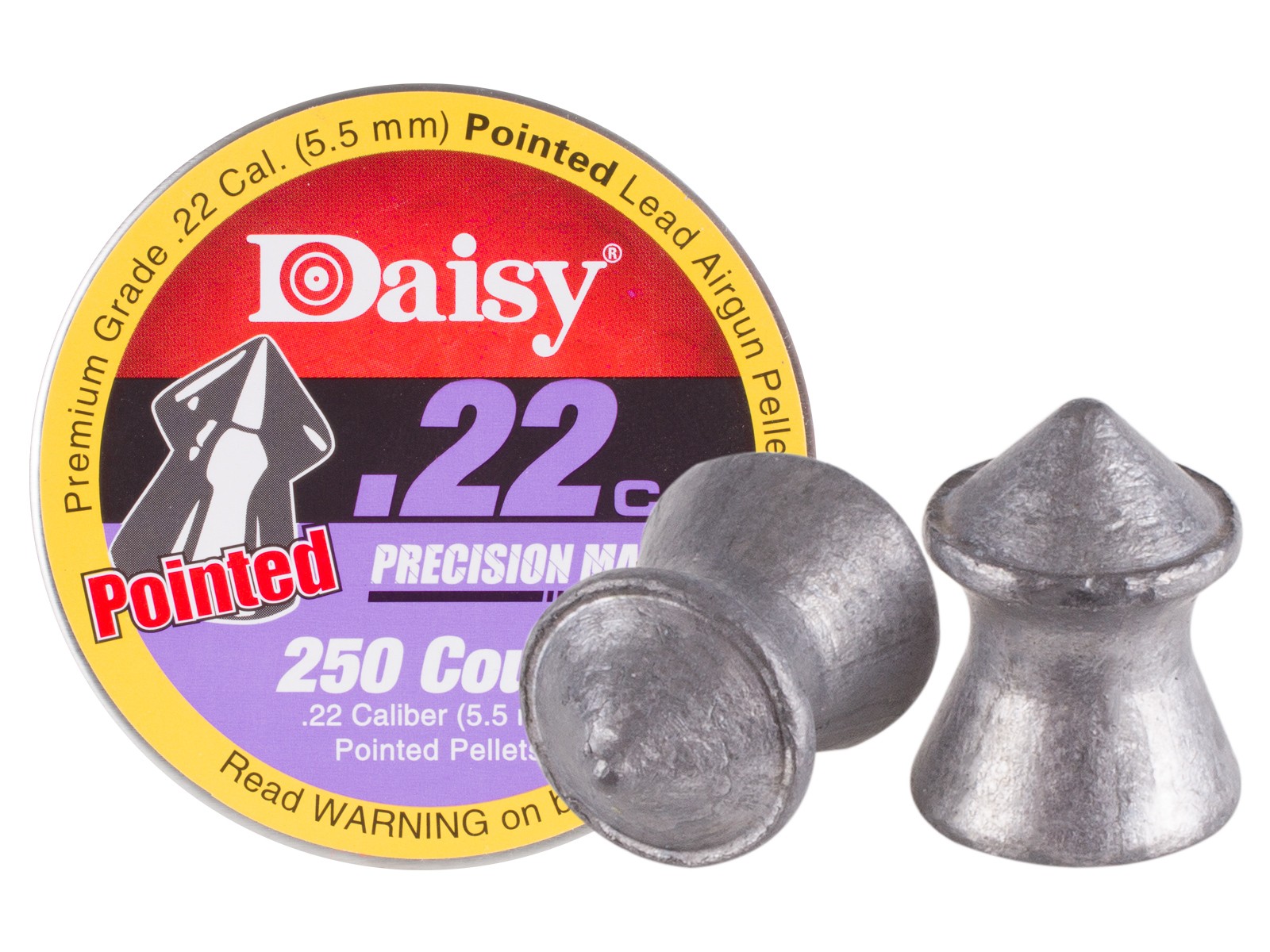 Daisy Precision Max  .22 Cal, 14.0 Grains, Pointed, 250ct 0.22