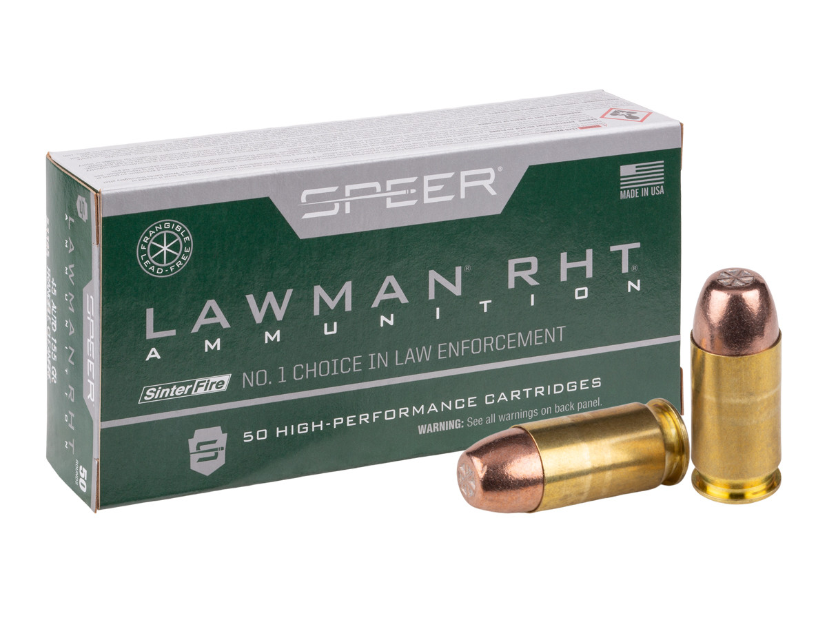 Speer .45 Auto Lawman RHT, 155gr, 50ct