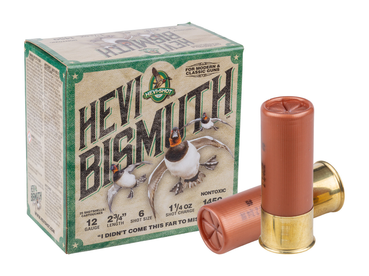 HEVI-Shot 12GA HEVI-Bismuth 1 1/4oz, 6 Shot, 25ct