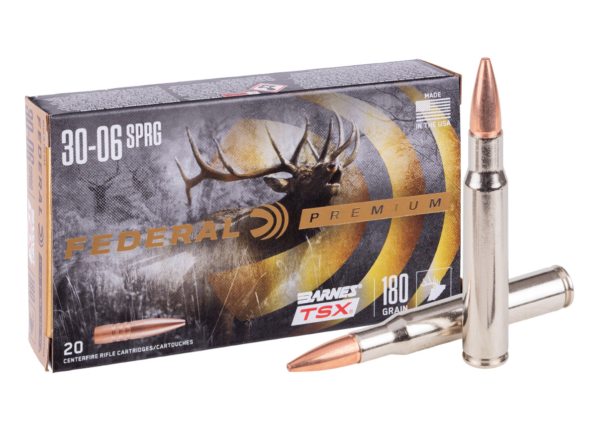 Federal Premium .30-06 Springfield Barnes TSX, 180gr, 20ct