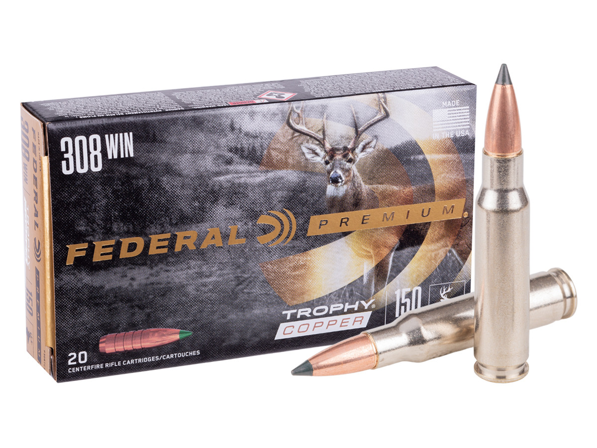 Federal Premium .308 Winchester Trophy Copper, 150gr, 20ct